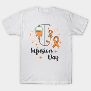 MS infusion day Multiple Sclerosis Awareness Ribbon T-Shirt
